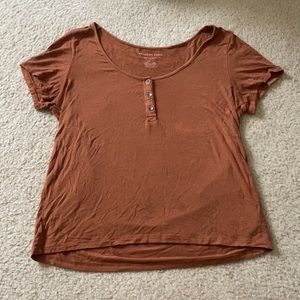 American eagle burnt orange soft and sexy t-shirt